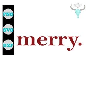 Merry Christmas SVG, Merry Christmas Digital Download
