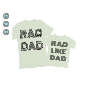 Rad papa vaderdagshirt Digitale download, Vaderdagcadeau van vrouw, Vaderdagcadeau van baby, Vaderdagcadeau van kinderen