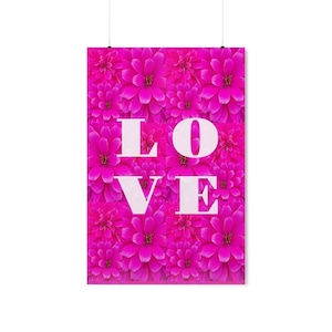 Love Premium Matte Vertical Poster