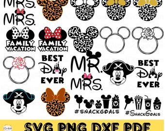Mouse Svg Bundle , svg files for Cricut, SVG Files For Cricut, Svg,Dxf,Png,Birthday tshirt svg