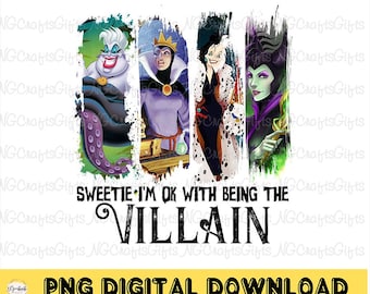 Halloween Villain Gang PNG: Bad Witches Club (Digital Download)