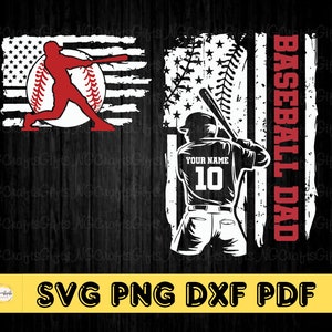 Aangepaste honkbal vader Svg, honkbal vader Png, Vaderdag Svg, Dad Day Svg, Dad Life Svg, honkbal SVG, Cricut