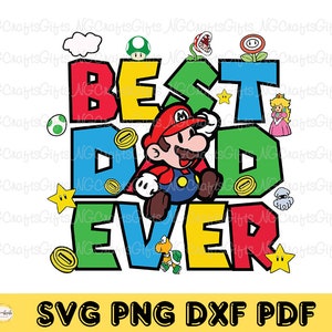 Mejor papá de todos los tiempos Super Svg, Feliz Día del Padre, Archivos cortados, Papá divertido SVG, Día del Padre Svg, Descarga digital