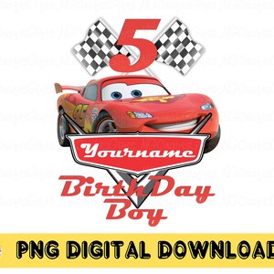 Custom Name Car Birthday Boy Png, Birthday Boy Car Png , Car Birthday Boy Png, Family Matching Shirt Png, Car Sublimation Design