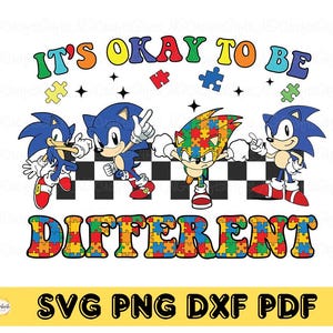 It’s Okay To Be Different Svg Png, Autism Svg, Autism Awareness Png, Autism Ribbon Png, Autism Puzzle Png
