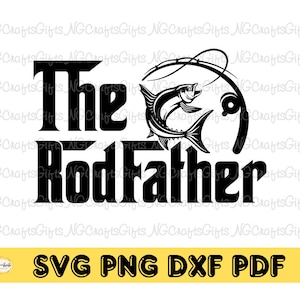 El padre de la caña Svg, papá Svg, padre de la caña Svg, papá pescador Svg, pez Svg, mejor papá Svg, pescador Svg, día del padre Svg, descarga digital