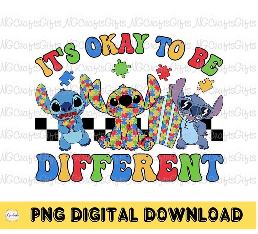 T’s Okay to Be Different Png, Autism Blue Monster Png, Autism Awareness ...