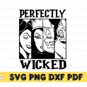 Perfectly wicked svg, witches svg, Halloween svg, svg files for cricut, svg for shirts, instant download