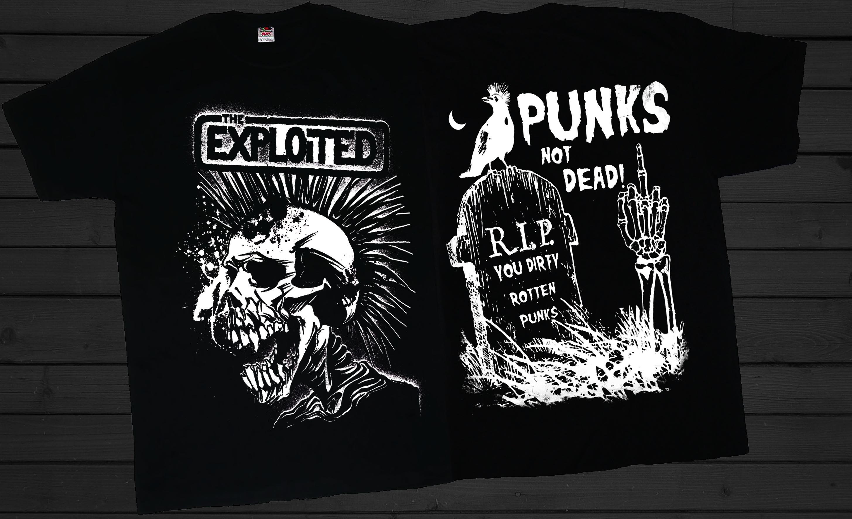 Discover The Exploited Band Rockmusik Konzert Lieben 2023 Zweiseitiges Tshirt