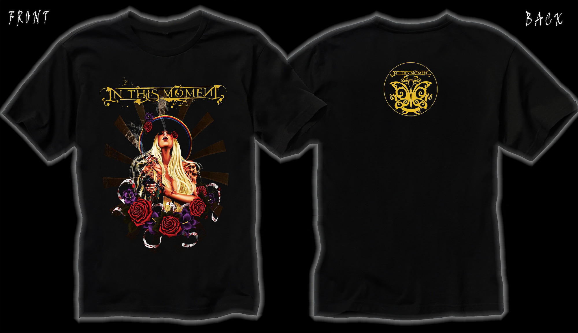 T-shirt - In THIS MOMENT - Black Widow- Sick Like Me