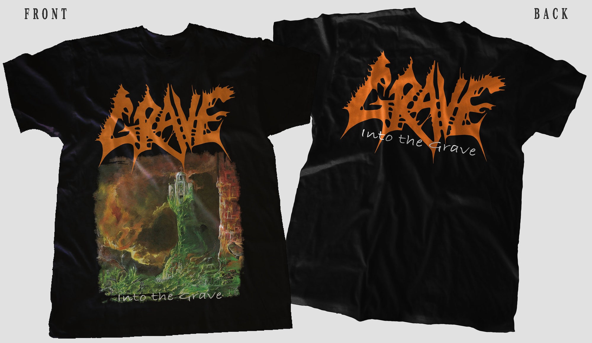 T-shirt -GRAVE -Into the Grave
