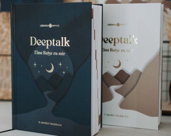 3-Jahres-Tagebuch Deeptalk - 366 Reflexionsfragen für tägliche Achtsamkeit - Geschenke für Frauen & Männer, Beste Freundin oder Mama