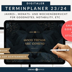 Digitaler Kalender 2023 2024 PANDORA 18 Monate Terminplaner - Etsy