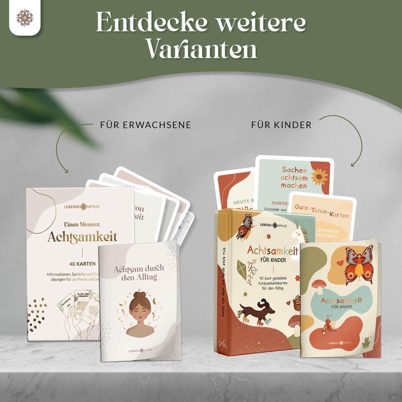 40 Achtsamkeitskarten Mit Übungen - Affirmationskarten Für Mehr Selbstliebe & Motivation