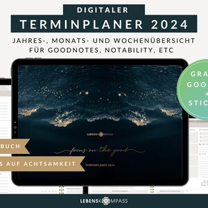 Digitaler Kalender 2024 WAVE Lebenskompass Terminplaner - Etsy Israel
