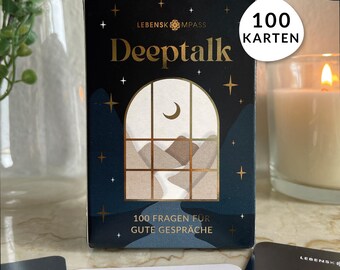 Deeptalk Kartenspiel für Paare, Freunde und Familie - Zum Vertiefen von Freundschaften und Beziehungen