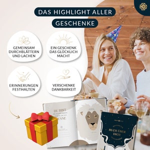 Ein Buch über Dich Erinnerungsalbum für beste Freunde zum Ausfüllen & Verschenken, Ausfüllbuch Geschenkidee Geburtstag Weihnachten Bild 6