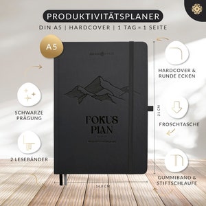 Tagesplaner Undatiert Produktivitätsplaner 4 Monate mit 124 Tagesübersichten Daily Planner mit Remindern und Reflexionsfragen Bild 10