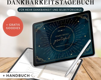 Digitales Dankbarkeitstagebuch von Lebenskompass - 20 Wochen mehr Dankbarkeit für deinen Alltag für iPad Goodnotes, Notability & XODO