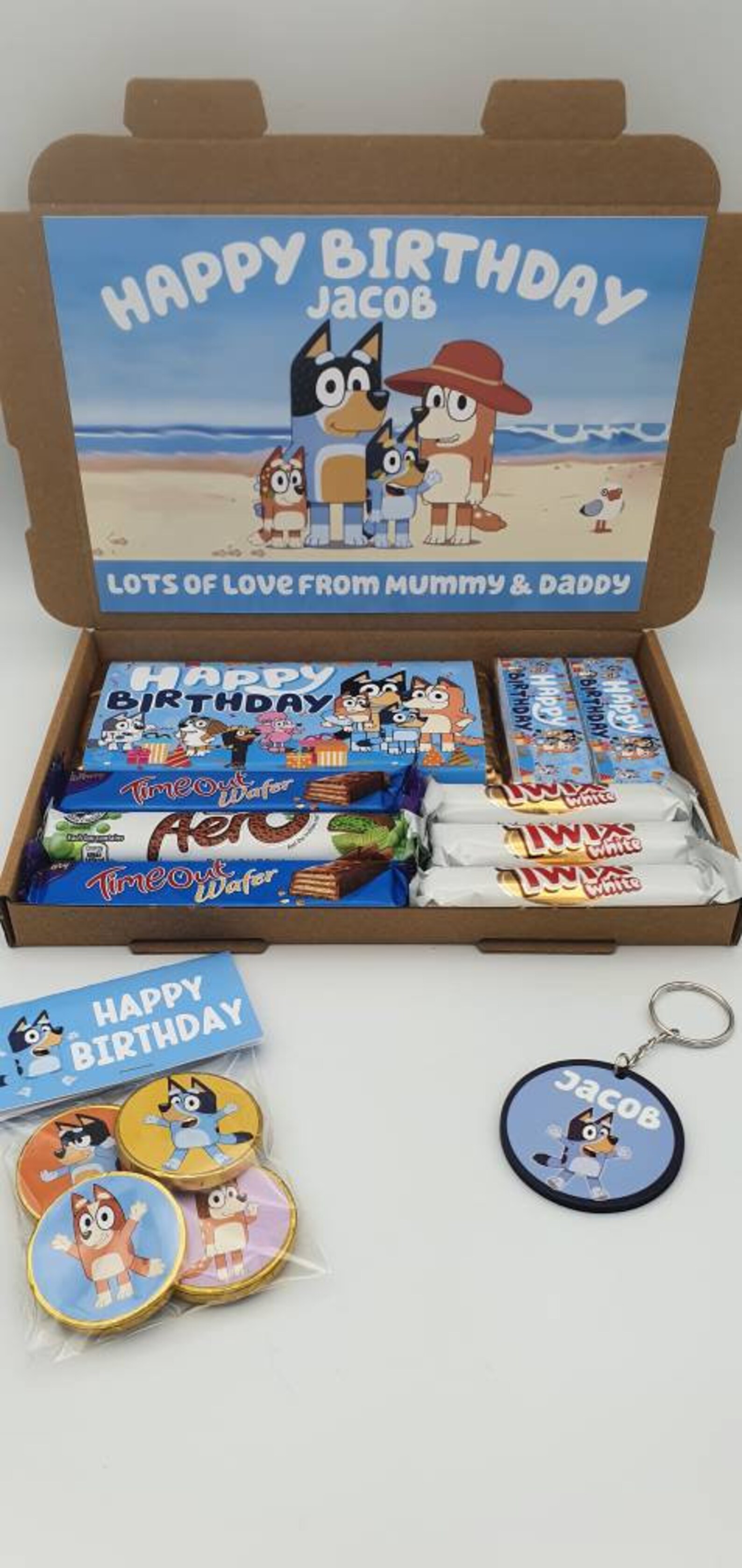 PERSONALISED Bluey Themed Letterbox Gift Hamper Ideal Gift Etsy UK