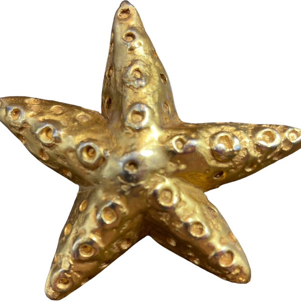 Vintage Christian Lacroix starfish brooch/ vintage Christian Lacroix brooch