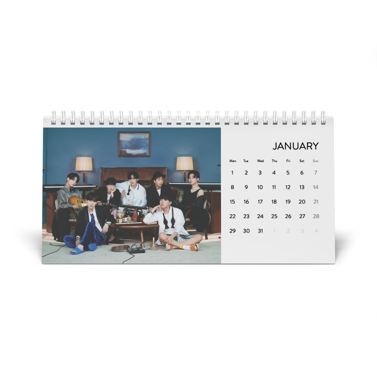 BTS Desk Calendar 2024 Bts 2024 Desk Calendar BTS Calendar Etsy