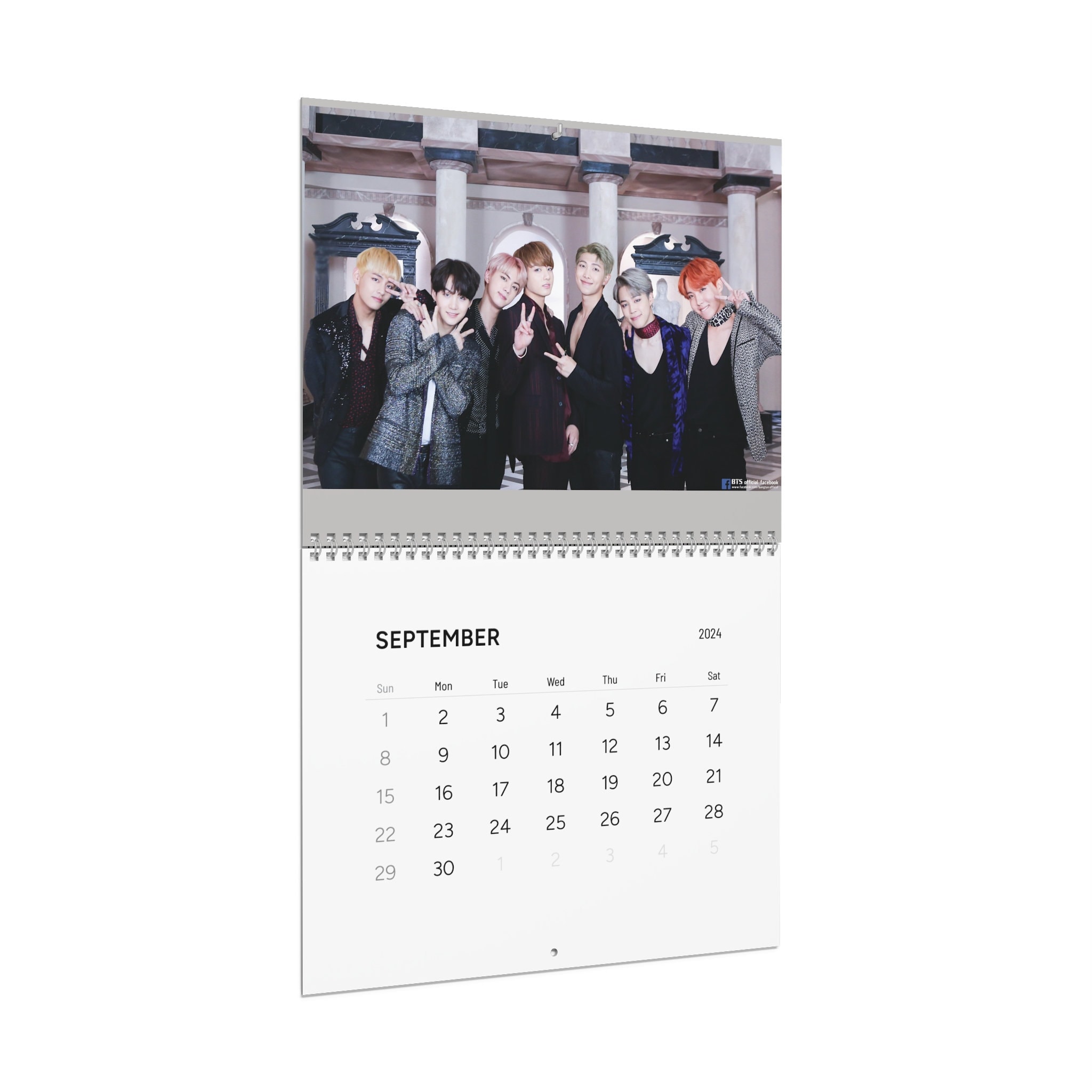 BTS 2024 Calendar sold by Barbey International SKU 595883