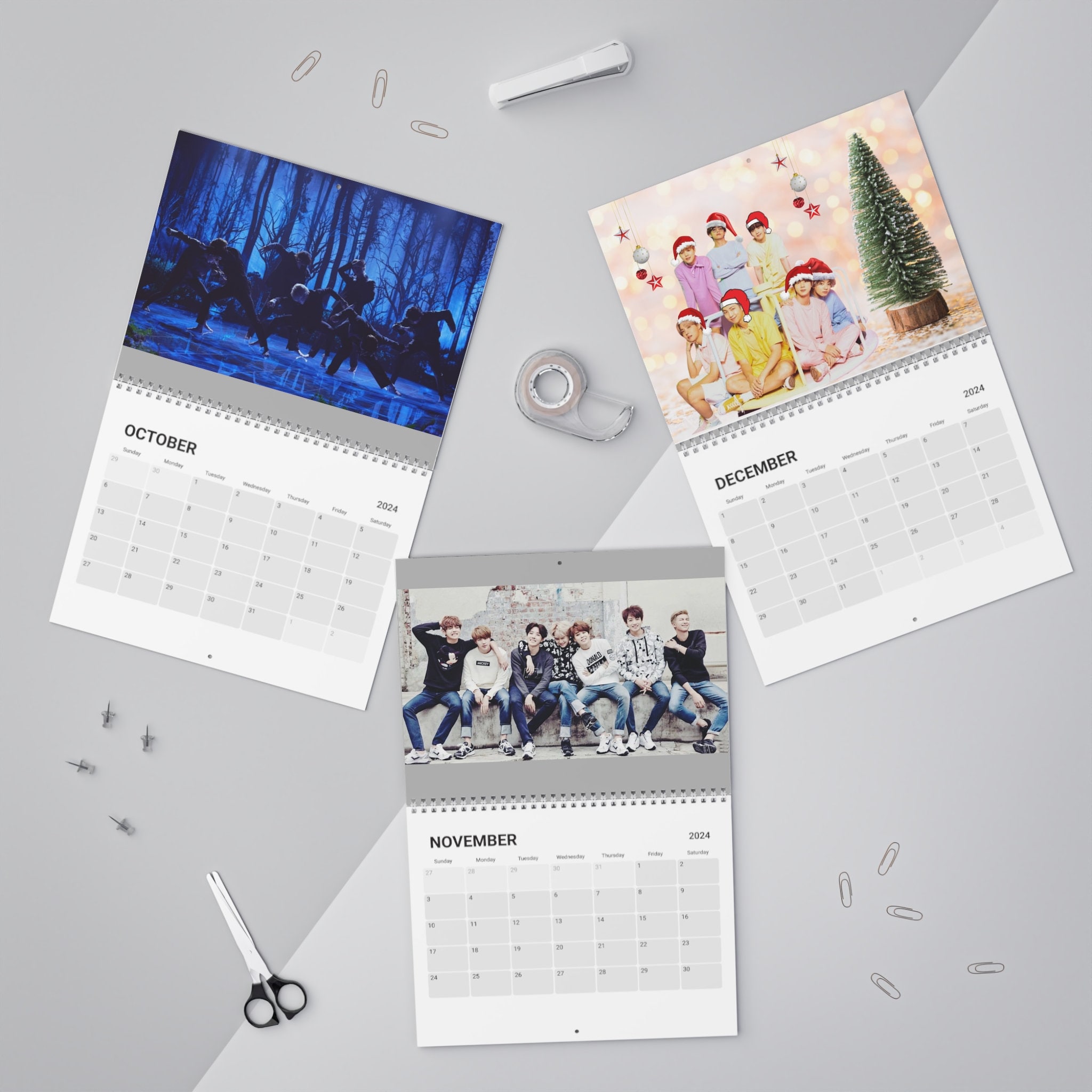 BTS Calendar 2024 Bangtan Boys 2024 Calendarbts ARMY Bts Etsy New Zealand