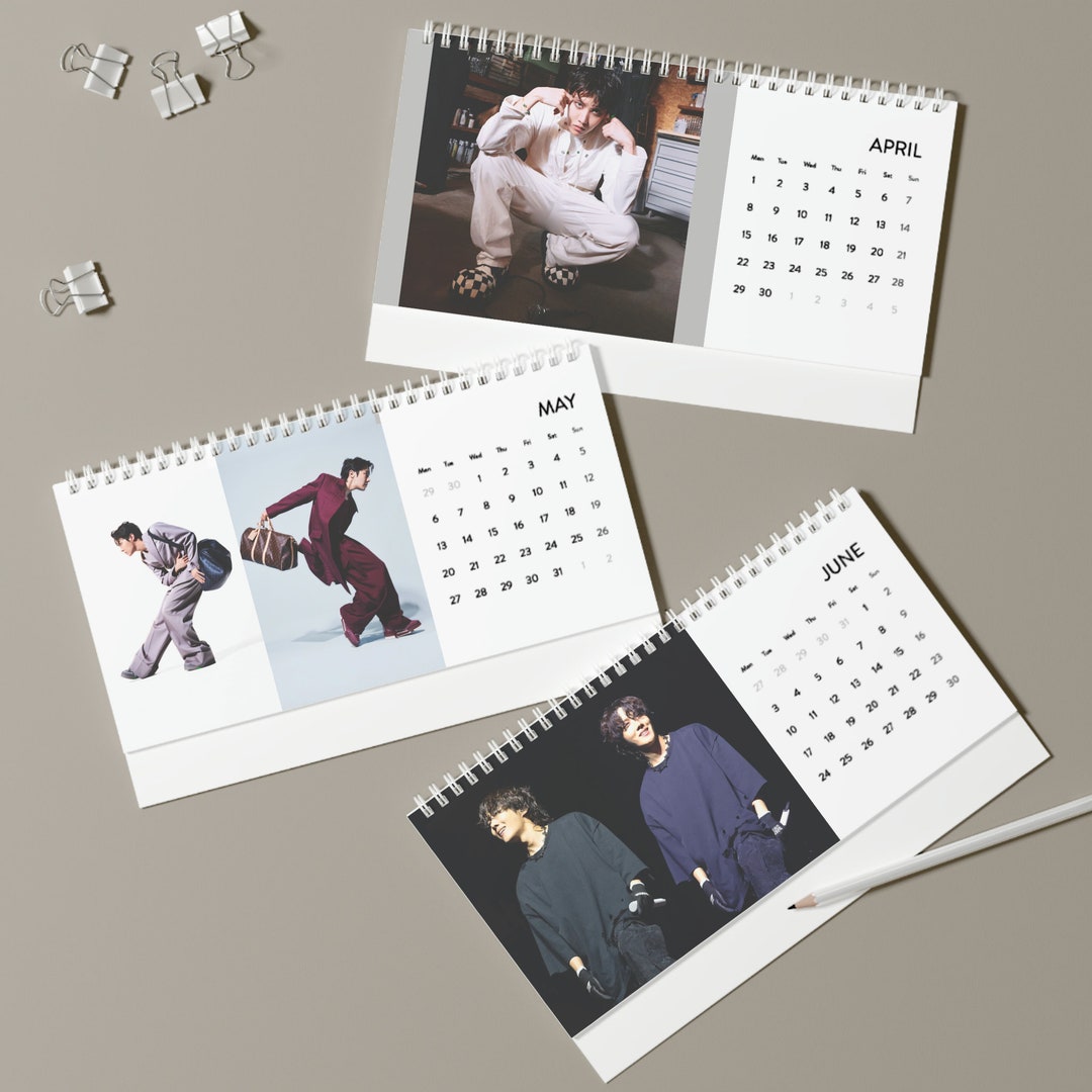 Jhope Desk Calendar 2025 Bts Jhope 2025 Desk Calendar Jung Etsy