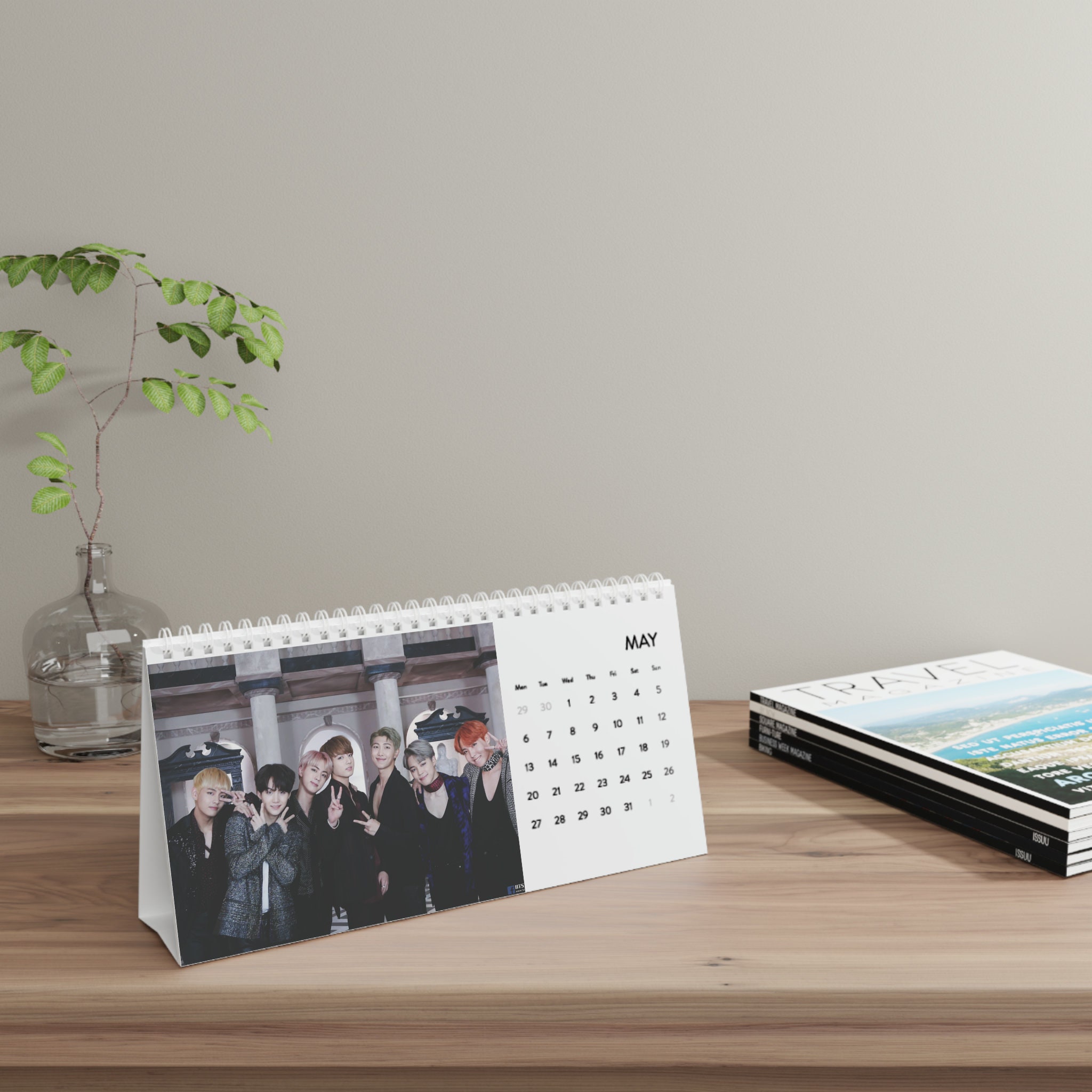 BTS Desk Calendar 2024 Bts 2024 Desk Calendar BTS Calendar Etsy Australia