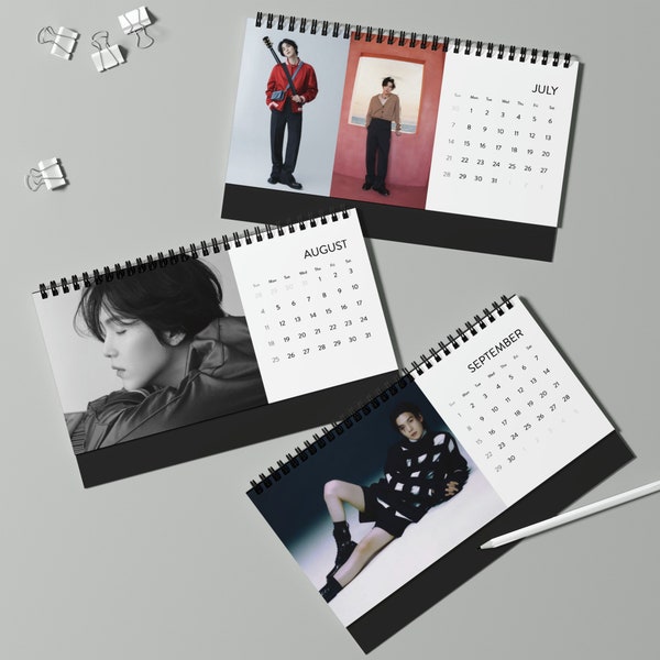 Bts Desk Calendar 2024 Etsy