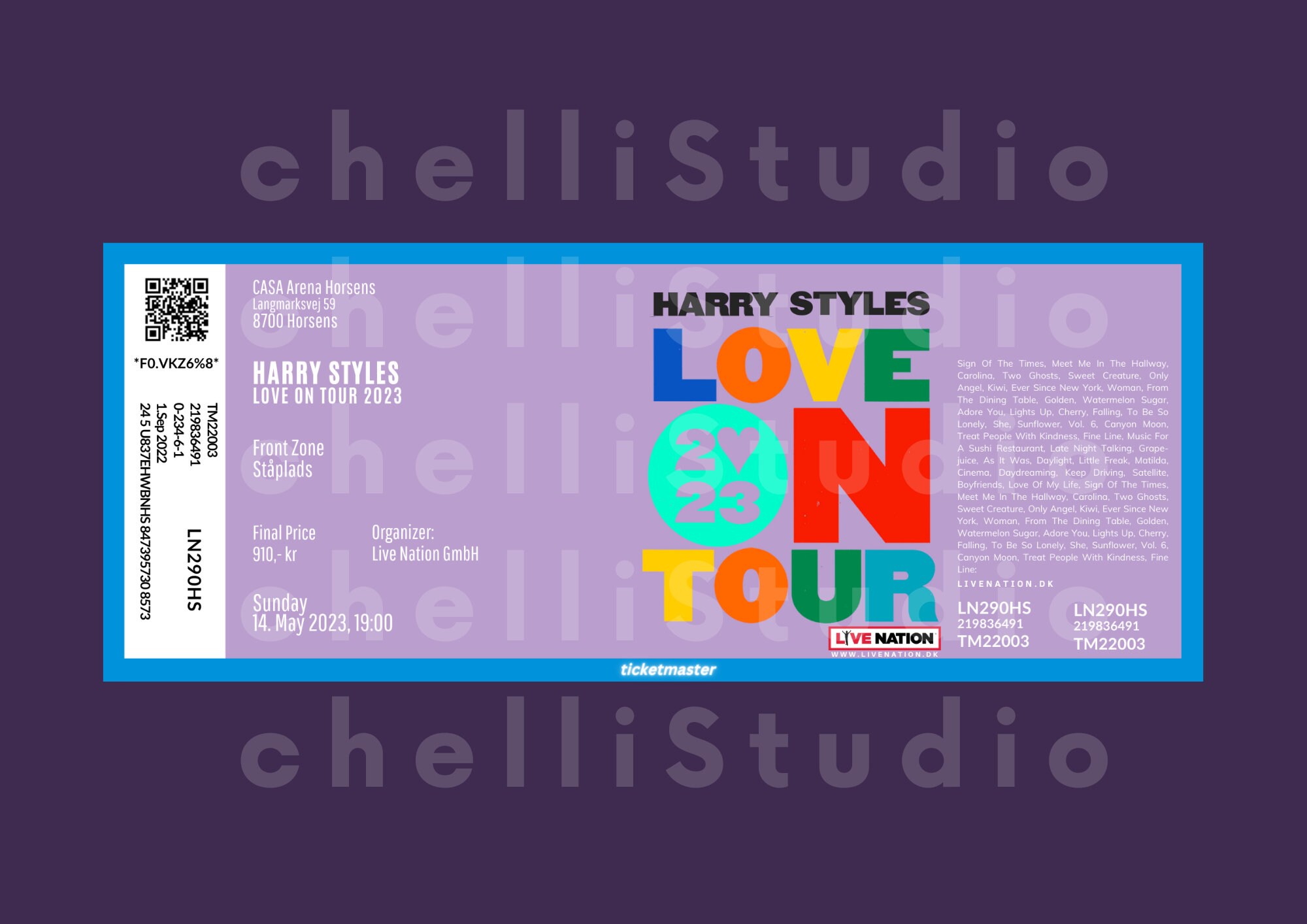 Concert Harry Styles 2021 Prix Harry styles tickets - Etsy France