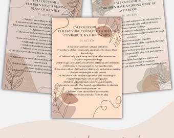 Boho Rainbow Color Posters | Neutral Rainbow Classroom Decor | Digital ...