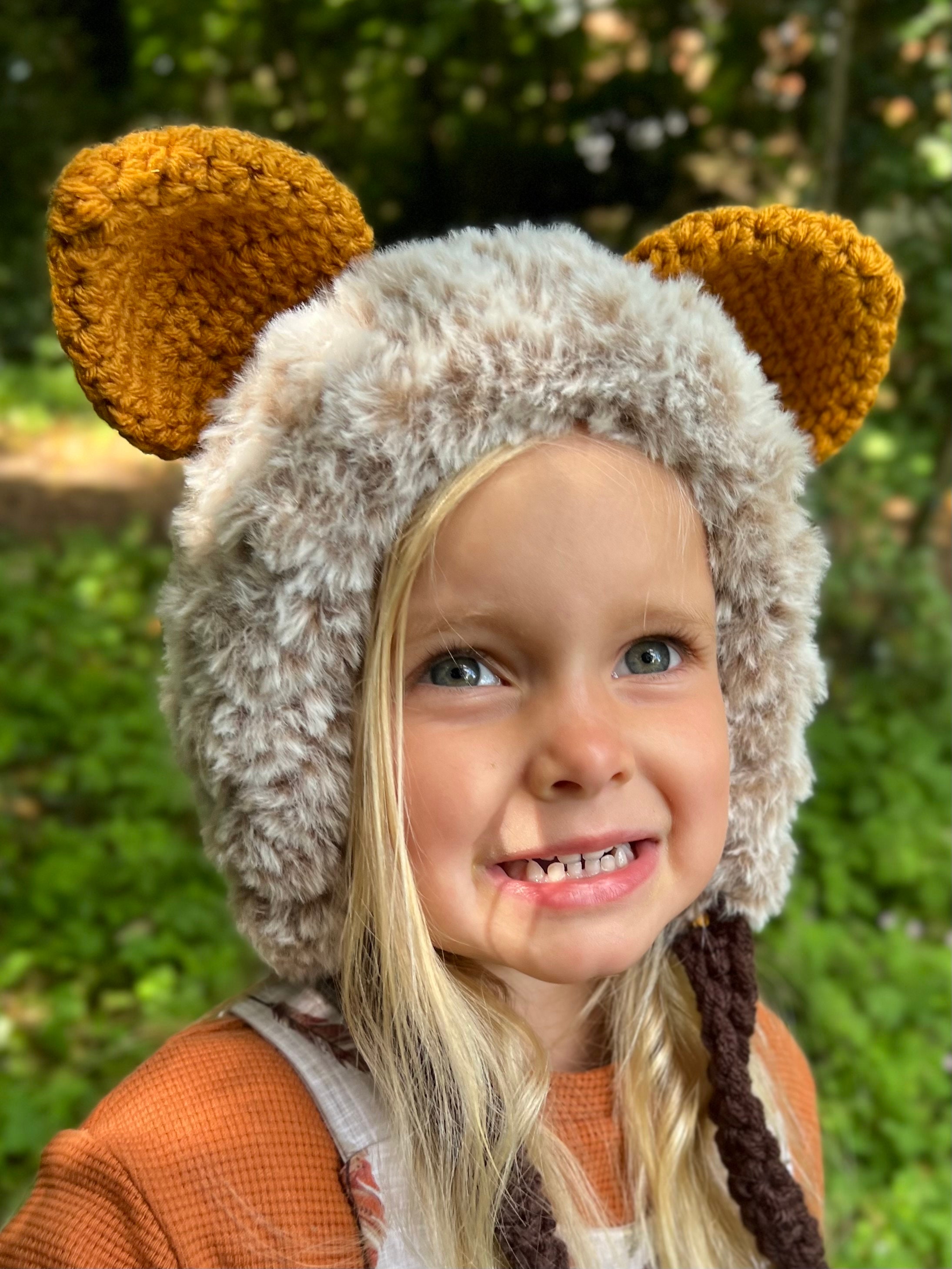 Aedan lion crochet pixie bonnet