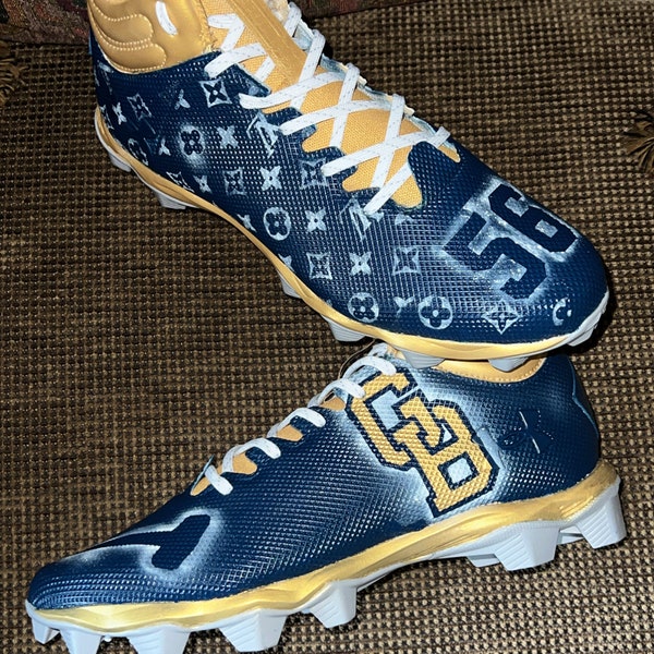 Custom Football Cleats Etsy