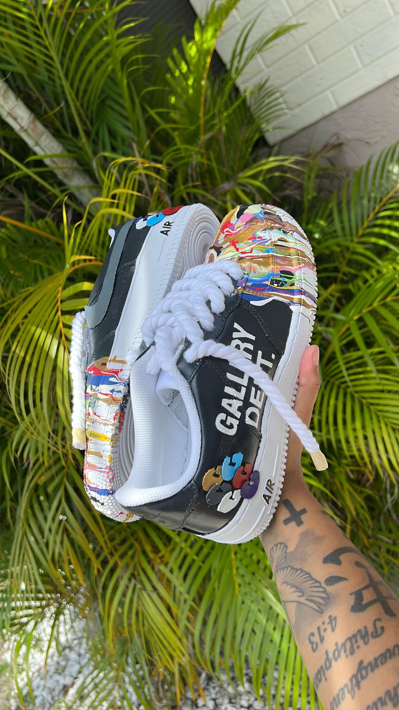 Nike air top force velcro patches