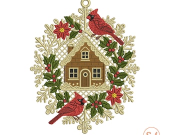 FSL Cardinal House Embroidery design
