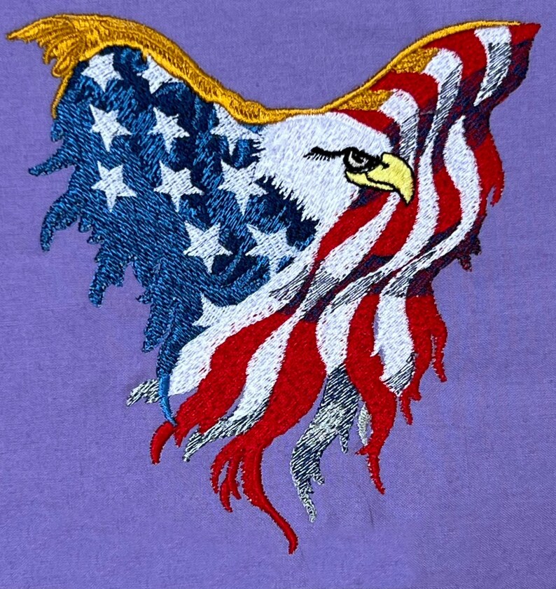 Eagle Embroidery Design Etsy
