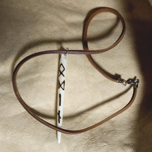 Runic Bone Spike Necklace