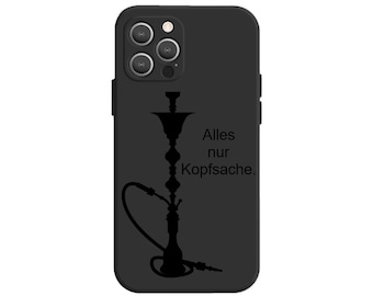 Shisha telefoonhoesje met gewenste tekst / gepersonaliseerd hoesje / hoesje / smartphone / individueel / iPhone / Samsung / Huawei