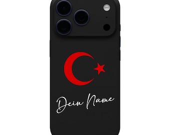 Türkische Flagge / Türkei / Personalisierte Hülle / Case / Smartphone / Individuell / Iphone / Samsung / Huawei