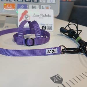 Handmade EZ-On Parrot Harness with Detachable Leash: Lightweight Stainless Steel Hardware image 14