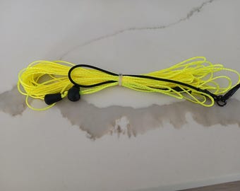 Handmade EZ-On Parrot flight leash 33ft long