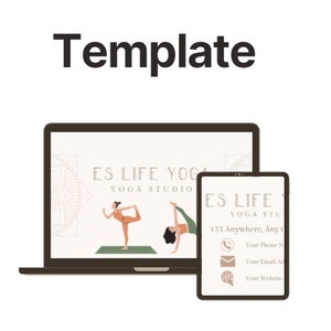 Business Card for Yoga Studio