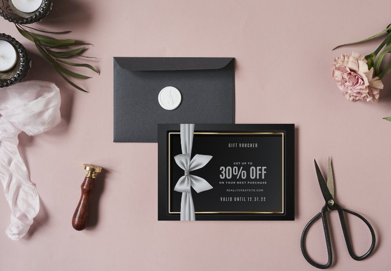 Printable Editable Gift Voucher Template | Digital Product - Etsy UK