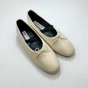 Leather Round Toe Flexible Band Ballerinas Cute Sliver Foldable Ballet Flats Elastic Strap Tie Bow Ballet Shoes image 3