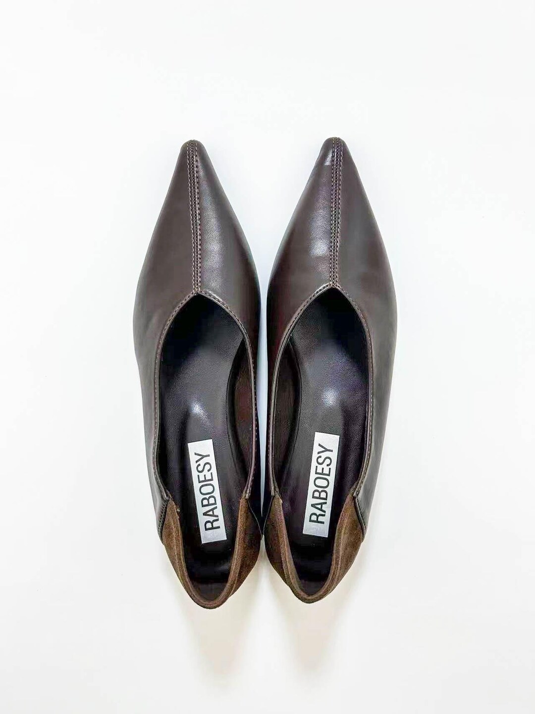 AVERY Brown Pointed Toe Slip On Shoe - Flats main image 0