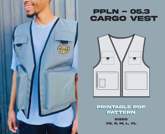 PPLN 05.3 Cargo Vest PDF PATTERN -  Sweden