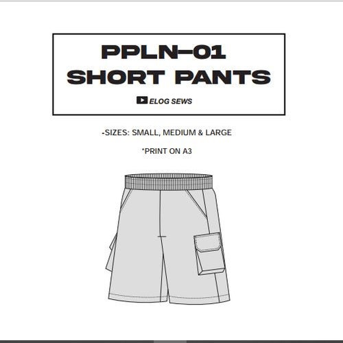 Street Wear Cargo Shorts Printable Pdf Pattern Etsy
