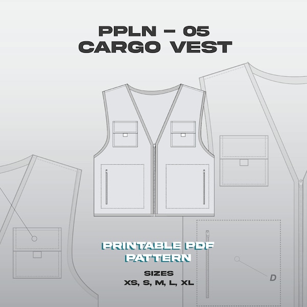 PPLN-05.2 Cargo Vest PDF PATTERN